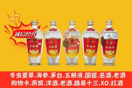 沧县回收老五粮液